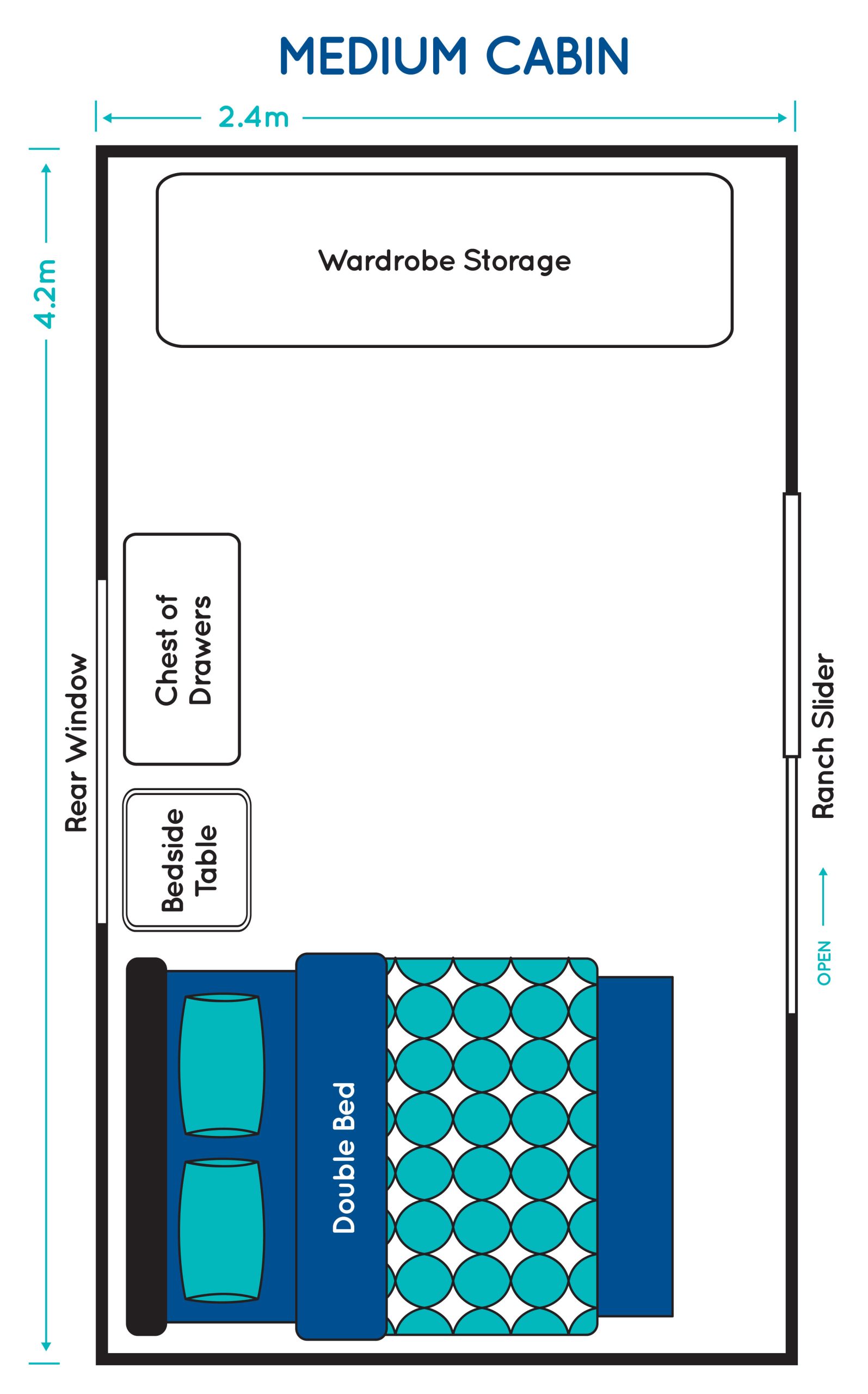 Medium double bed 1 scaled